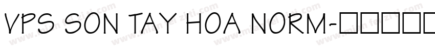 VPS Son Tay Hoa Norm字体转换